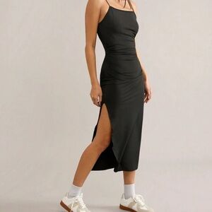 Elegant Black Midi Dress